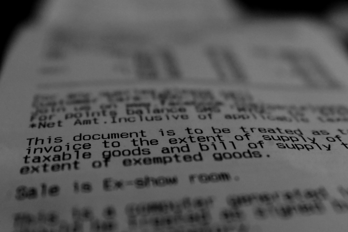 A close up of a text on a piece of paper